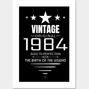 Vintage 1984 - Birthday Gift Posters and Art